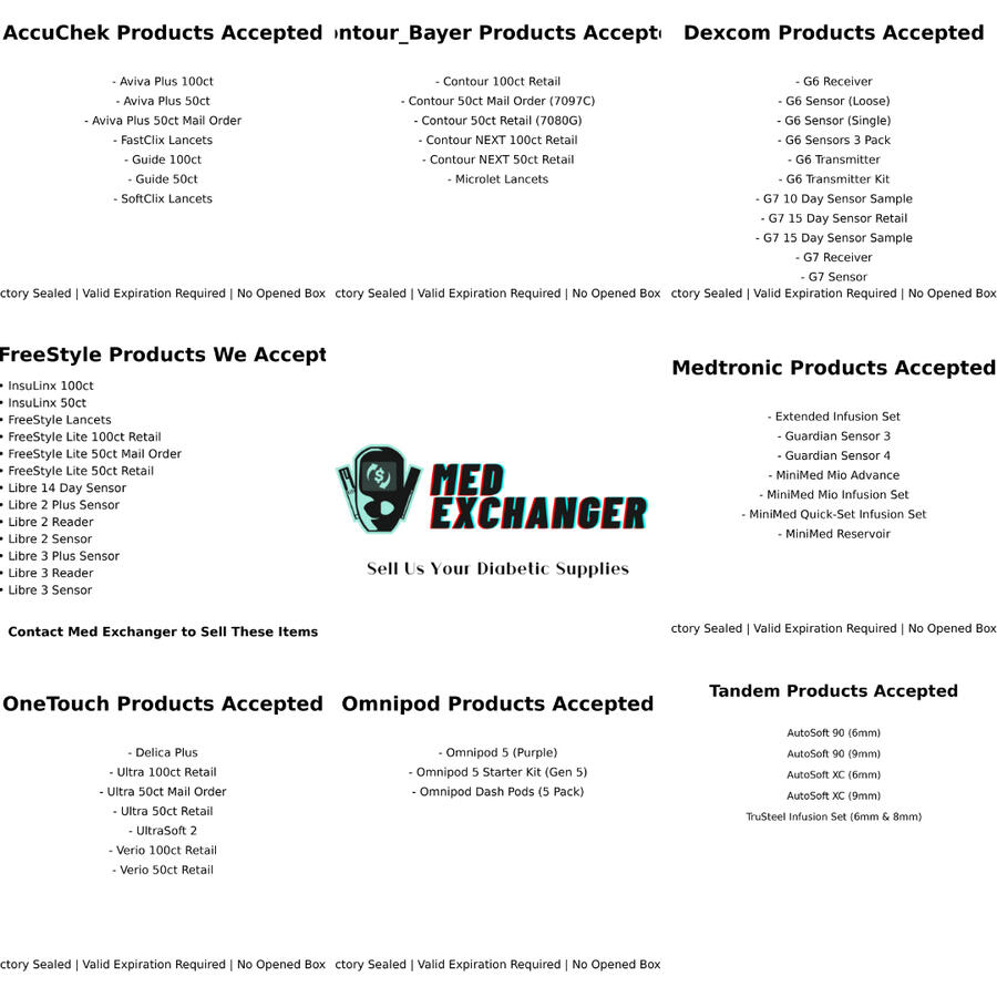 Complete List of Accepted Brands